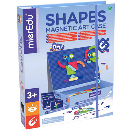 Εικόνα της Μαγνητικό Σετ Δημιουργίας Mieredu - Magnetic Art Case - Σχήματα ME152