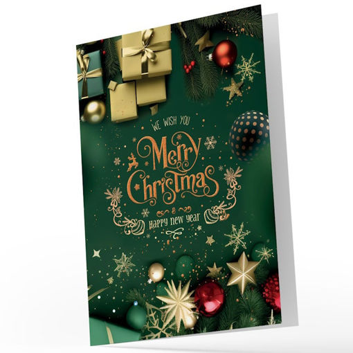 Εικόνα της Κάρτα Ευχετήρια Typotrust Χριστουγέννων Foil 12x17cm με φάκελο