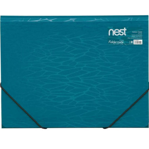 Εικόνα της Φάκελος 13 θέσεων Foldermate nest Α4 με λάστιχο 11098 μπλε