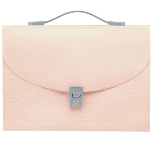 Εικόνα της Τσάντα 13 θέσεων Foldermate nest Α4 με λάστιχο ροζ 11285