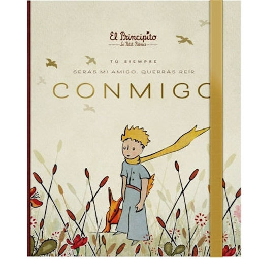 Εικόνα της Σημειωματάριο σκληρό Premium Paper Μικρός Πρίγκιπας 21x18 cm.