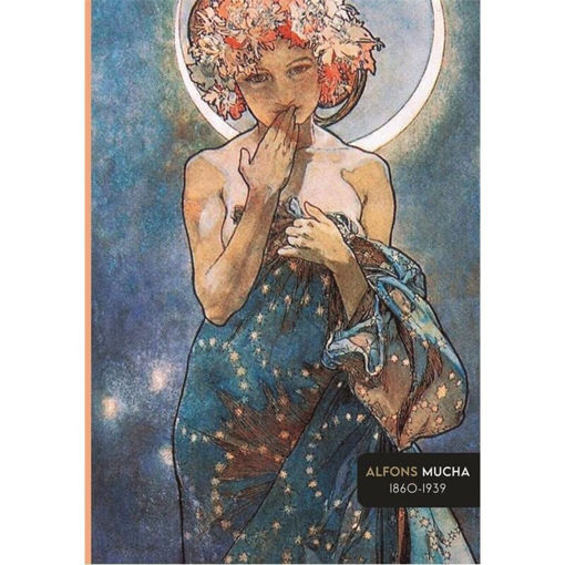 Εικόνα της Σημειωματάριο ριγέ Aquarupella Alfons Mucha A6