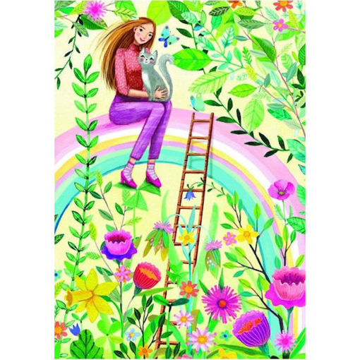 Εικόνα της Σημειωματάριο ριγέ Aquarupella Σκάλα στο ουράνιο τόξο A6