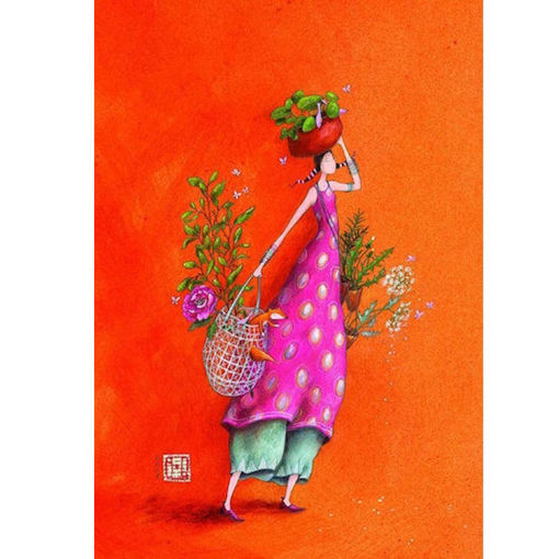 Εικόνα της Σημειωματάριο ριγέ Aquarupella Αγριολούλουδα A6