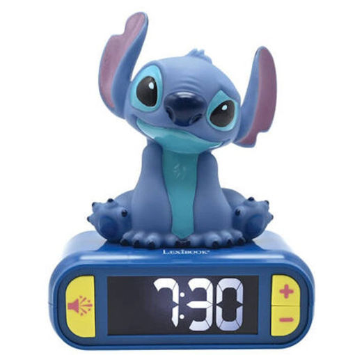 Εικόνα της Ψηφιακό Ξυπνητήρι Lexibook Stitch 3D με Φωτάκι Νυκτός RL800D