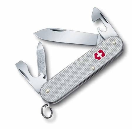Σουγιάς Victorinox Cadet Alox 84mm ασημί κλειστός μπροστινή όψη