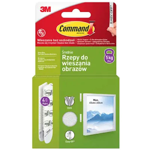 Εικόνα της Ταινίες Command 17204 white 5.0 kgr. 8τεμ. 3M