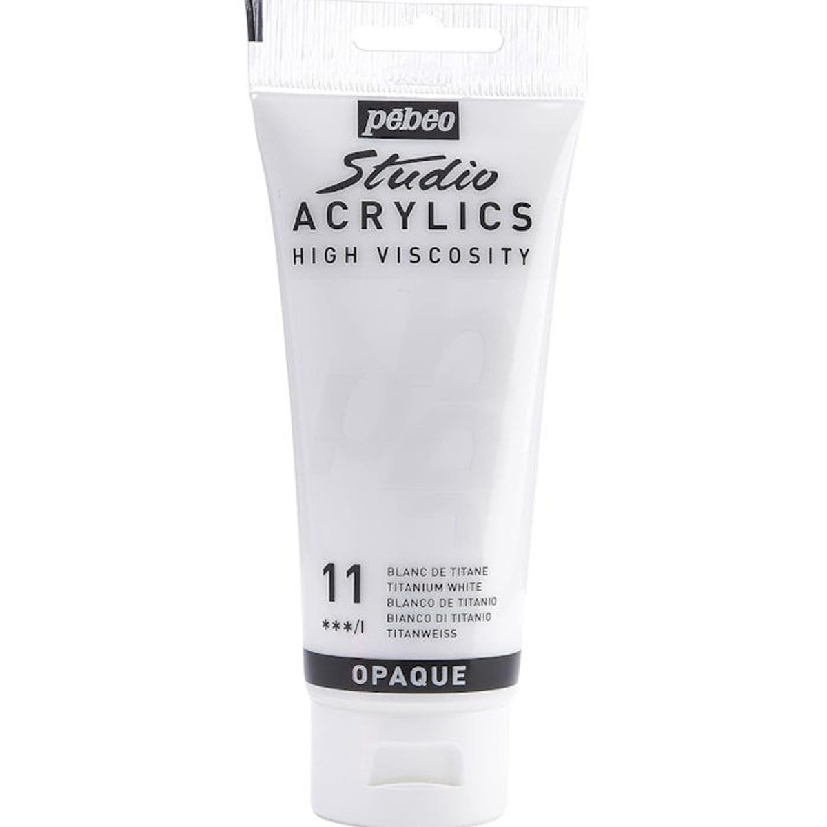 Εικόνα της Acrylic Pebeo Studio paint 100ml Titanium White 837011