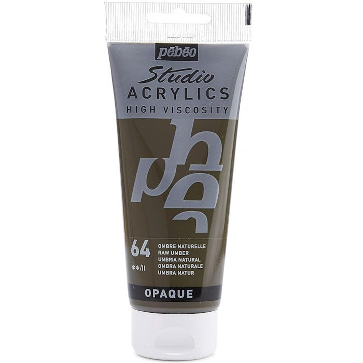 Εικόνα της Acrylic Pebeo Studio paint 100ml Raw Umber 837064