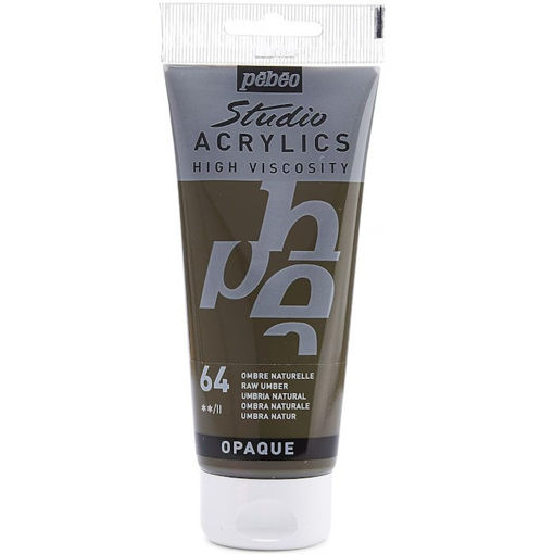 Εικόνα της Acrylic Pebeo Studio paint 100ml Raw Umber 837064