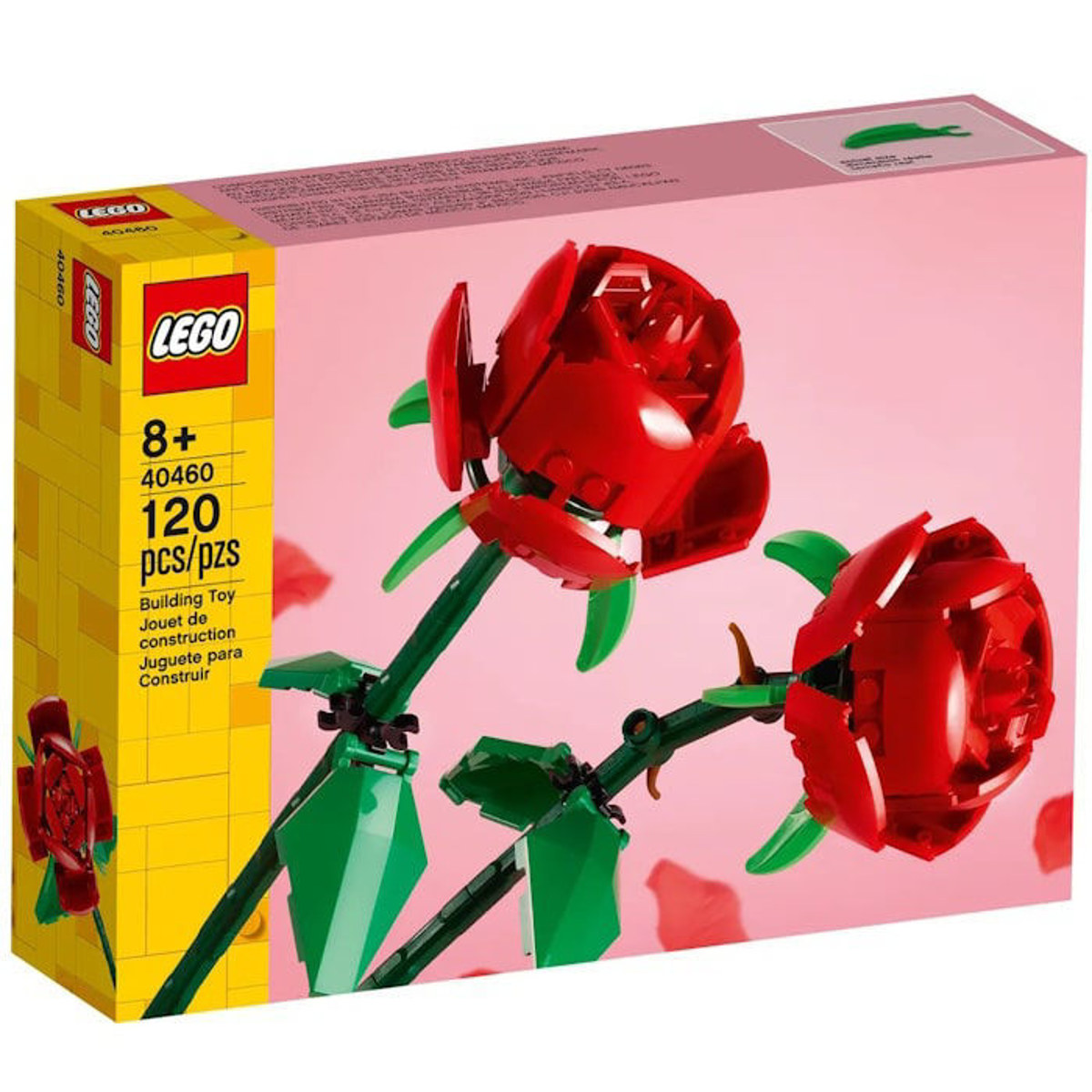 Διακοσμητικά κόκκινα τριαντάφυλλα LEGO 5702017228402 Lichnaribooks