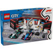 LEGO City 60444 F1® Garage & Mercedes-AMG & Alpine Cars playset 678 κομμάτια με εξοπλισμό συνεργείου, EAN 5702017812502, Lichnaribooks