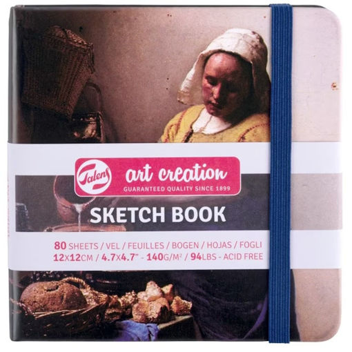 Εικόνα της Sketchbook Talens 12x12cm 80pages note 140g/m2 Art Creation The Milkmaid 1129314354M