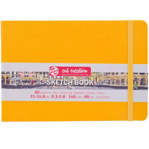 Εικόνα της Sketchbook Talens 21x15cm 80pages note 140g/m2 Art Creation Yellow 1129314115M