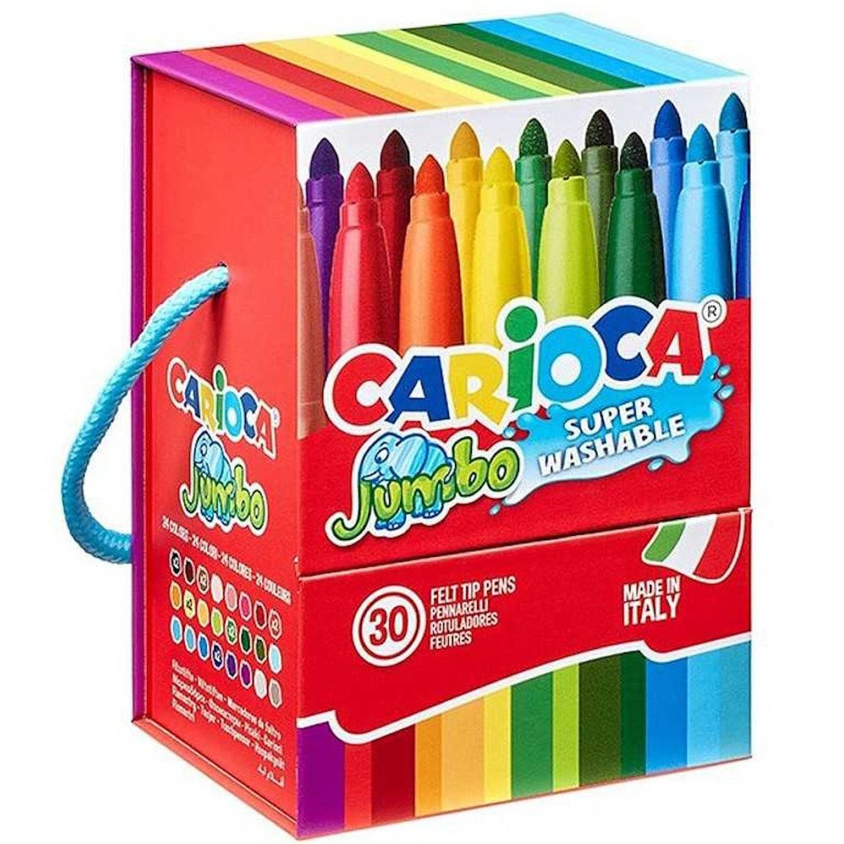 Εικόνα της Μαρκαδόροι Carioca Jumbo Box 30τεμ. 41259