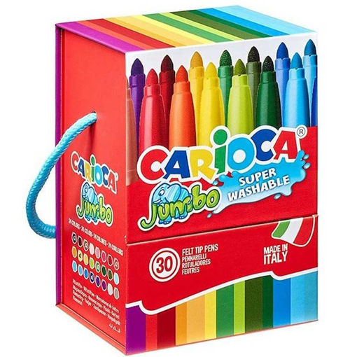 Εικόνα της Μαρκαδόροι Carioca Jumbo Box 30τεμ. 41259