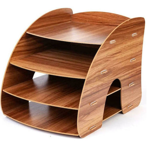 Εικόνα της Οργανωτής γραφείου Fosca Συναρμολογούμενος Ξύλινος MDF ZM2006