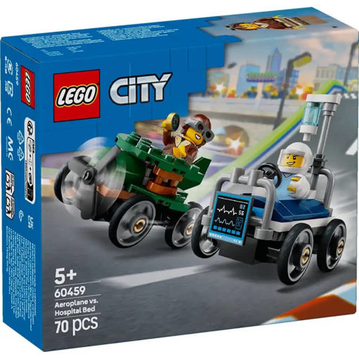 Εικόνα της Lego City Airplane vs. Hospital Bed Race Car Pack 60459