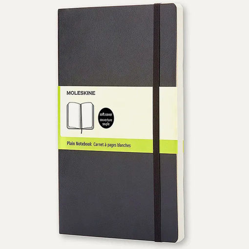 Εικόνα της Σημειωματάριο Plain Moleskine 13x21cm Black Soft
