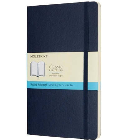 Εικόνα της Σημειωματάριο Dotted Moleskine 13x21cm Sapphire Blue Soft