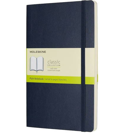 Εικόνα της Σημειωματάριο Plain Moleskine 13x21cm Sapphire Blue Soft