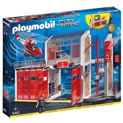 Εικόνα της Playmobil City Action Μεγάλος Πυροσβεστικός Σταθμός 9462