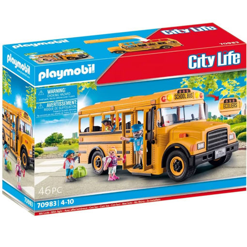 Εικόνα της Playmobil City Life Σχολικό Λεωφορείο με Μαθητές 70983