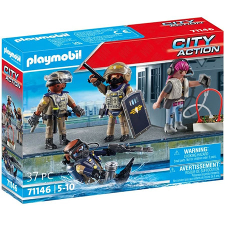 Εικόνα της Playmobil City Action Ομάδα Ειδικών Δυνάμεων 71146
