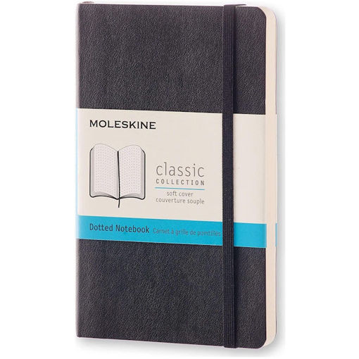Εικόνα της Σημειωματάριο Dotted Moleskine 13x21cm Black Soft