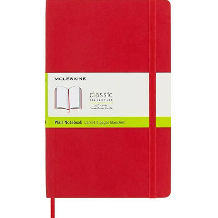 Εικόνα της Σημειωματάριο Plain Moleskine 13x21cm Scarlet Red Soft