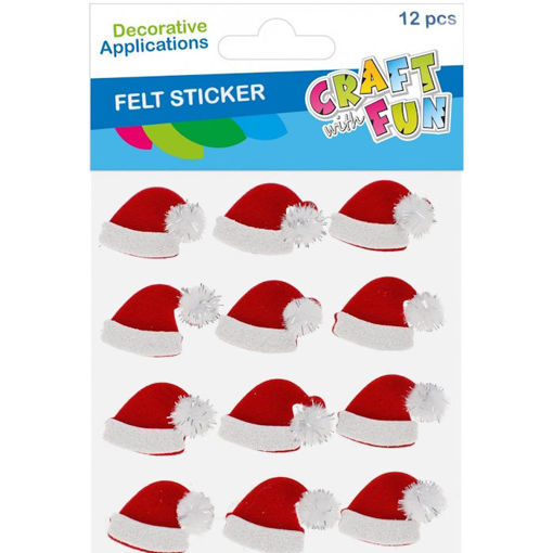 Εικόνα της Αυτοκόλλητα τσόχας Graft with Fun Σκουφάκι 12τμχ. 545858