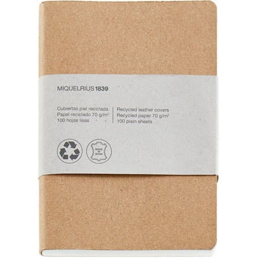 Εικόνα της Σημειωματάριο MQ A6 Recycled Plain 100 Φύλλα Καφέ