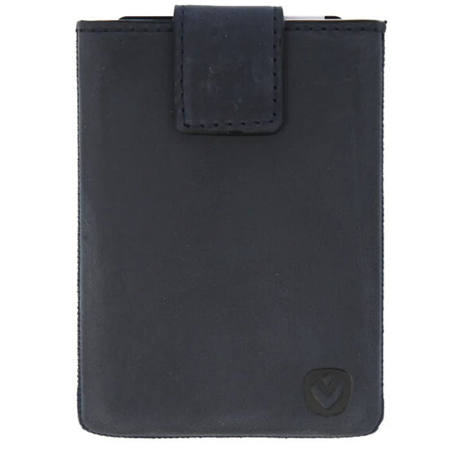 Εικόνα της Θήκη καρτών δερμάτινη Valenta Cardprotector Luxe Vintage Blue 581073