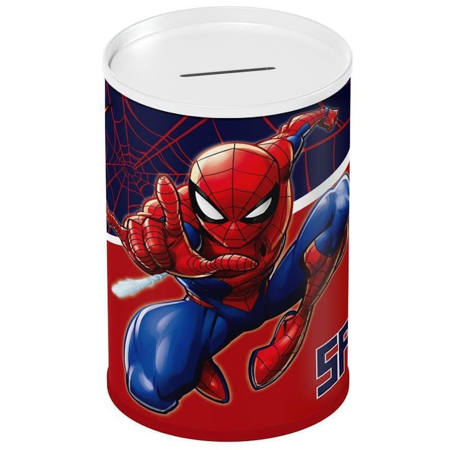 Εικόνα της Κουμπαράς μεταλικός Spiderman 10x15 Diakakis 508522