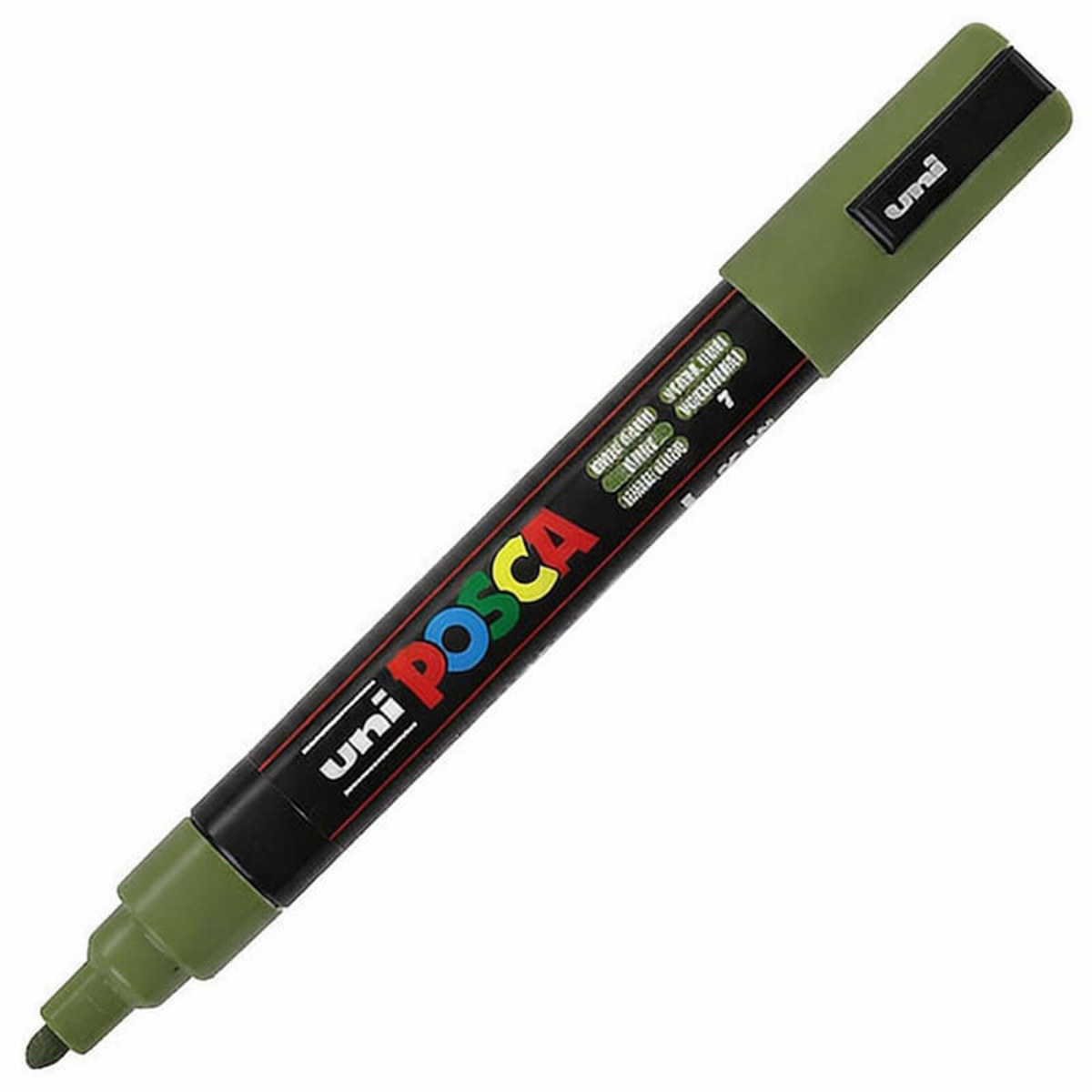 Εικόνα της Μαρκαδόρος Posca PC-5M Khaki Green Uni-Ball