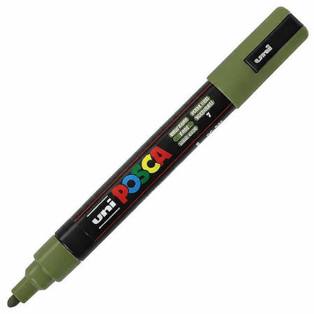 Εικόνα της Μαρκαδόρος Posca PC-5M Khaki Green Uni-Ball