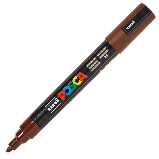 Εικόνα της Μαρκαδόρος Posca PC-5M Dark Brown 22 Uni-Ball