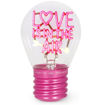 Εικόνα της Διακοσμητικό Επιτραπέζιο Φωτιστικό Legami σε Σχήμα Λάμπας - Love is in the Air - Bulb Fiction