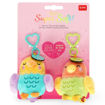 Εικόνα της Λούτρινο Μπρελόκ Legami 2 Key Rings with a Stuffed Toy - Super Soft! - Tiny VSPK0017