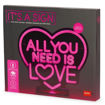 Εικόνα της Διακοσμητικό Φωτιστικό Legami Neon Effect Led - All You Need is Love - It's a Sign VNEL0005