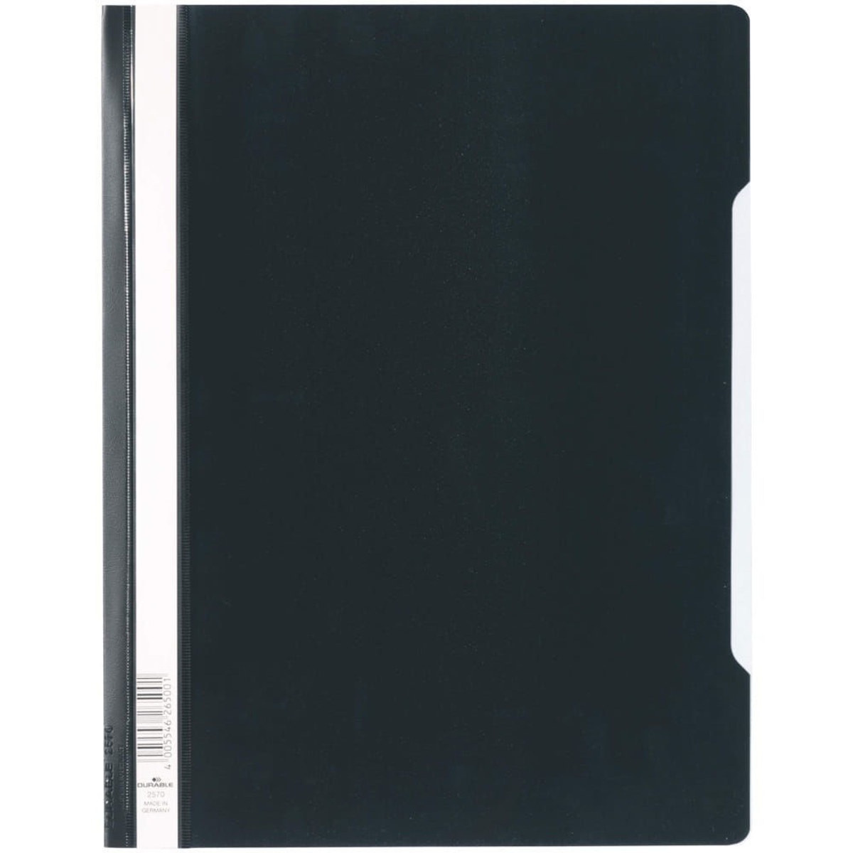 Ντοσιέ με έλασμα Durable 2570 μαύρο σε μέγεθος Α4 για οργάνωση εγγράφων