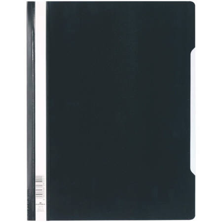 Ντοσιέ με έλασμα Durable 2570 μαύρο σε μέγεθος Α4 για οργάνωση εγγράφων