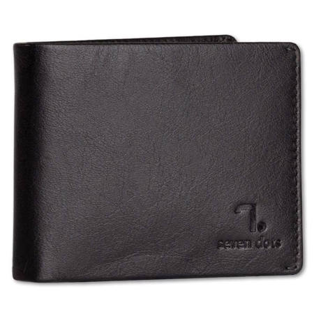 Εικόνα της Πορτοφόλι δερμάτινο 7.Dots Mercury Black 71-007