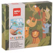 Εικόνα της Stickers box Apli illustrated Safari 20076