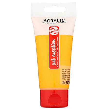 Εικόνα της Acrylic Art Creation 75ml 270 Permanent Azo Yellow Deep Talens 3511270M