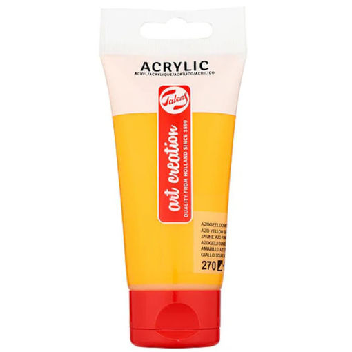 Εικόνα της Acrylic Art Creation 75ml 270 Permanent Azo Yellow Deep Talens 3511270M