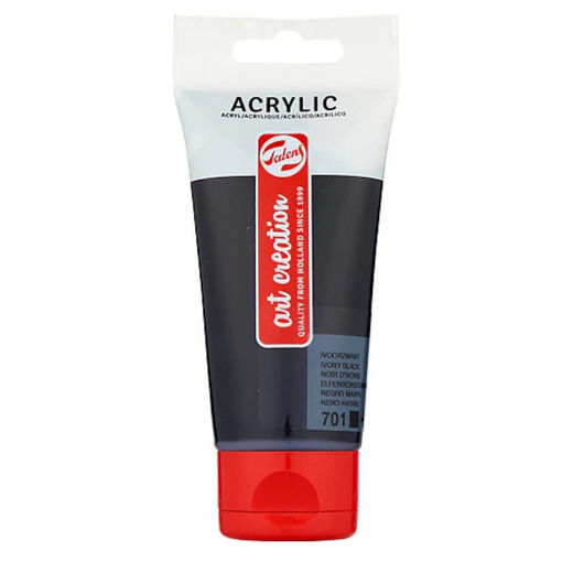 Εικόνα της Acrylic Art Creation 75ml 701 Permanent Ivory Black Talens 3511701M