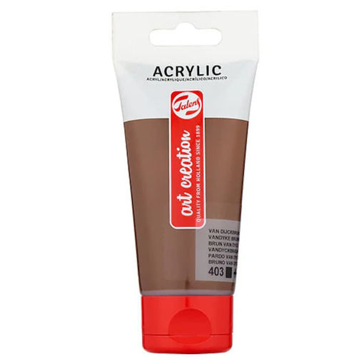 Εικόνα της Acrylic Art Creation 75ml 403 Permanent Vandyke Brown Talens 3511403M