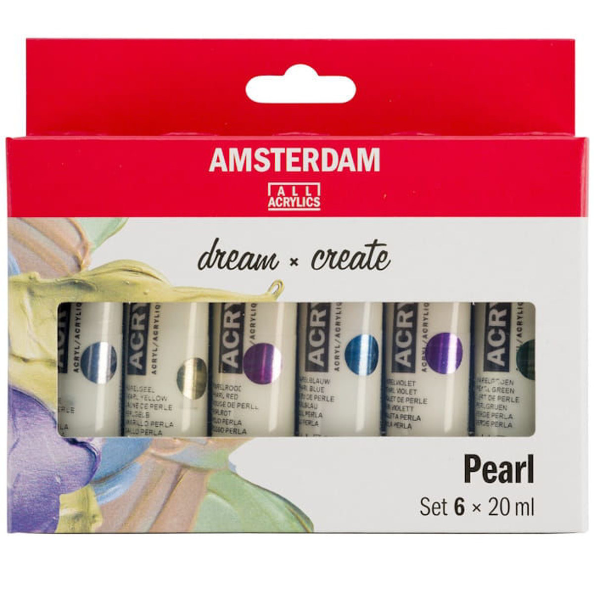 Εικόνα της Acrylic Art Creation 20ml Σετ 6τεμ. Pearl Talens 17820506