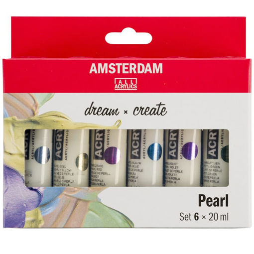 Εικόνα της Acrylic Art Creation 20ml Σετ 6τεμ. Pearl Talens 17820506